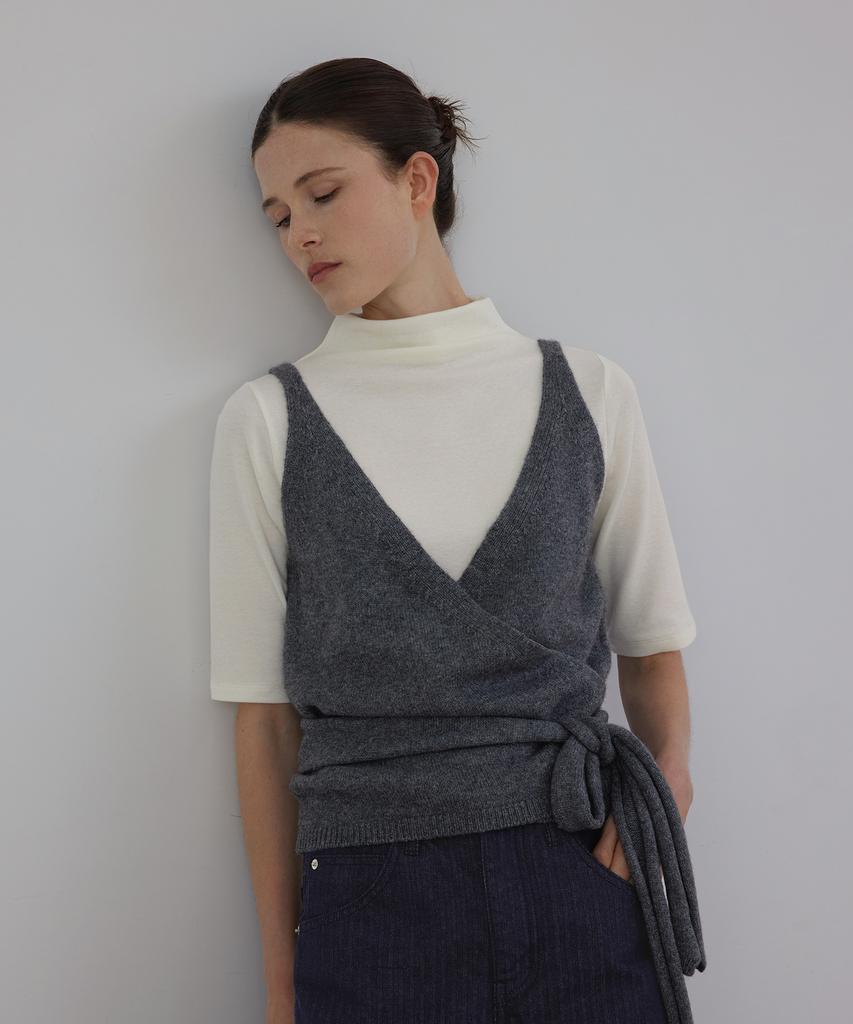 Q'SRB Camisole Layered Knit Bustier