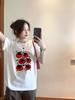 Trendy Plus Size Summer Print Short Sleeve Women's Top - Loose, Slimming, Casual Half Sleeve T-shirt