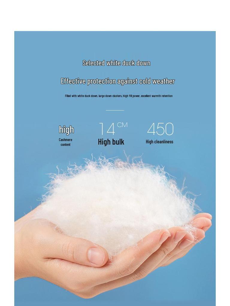 Damska 2024 Zimowa Krótka Kurtka Puchowa z Kapturem - Petite, Pogrubiona, Ciepła Kurtka z Puchu Białej Kaczki dla Matek w Średnim Wieku