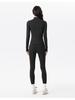 Fleece-Lined Women's Long Sleeve Yoga Jacket with Pockets - Slimming, Warm, and Ideal for Running