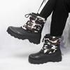 Men's Winter Warm Snow Boots Rubber Hiking Boots Outdoor Mid Calf Camouflage Duck Boots Waterproof  Plus Size