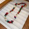 Stone Pearl Butterfly Necklace Fashion Retro Premium Clavicle Chain Personality Ethnic Style Jewelry