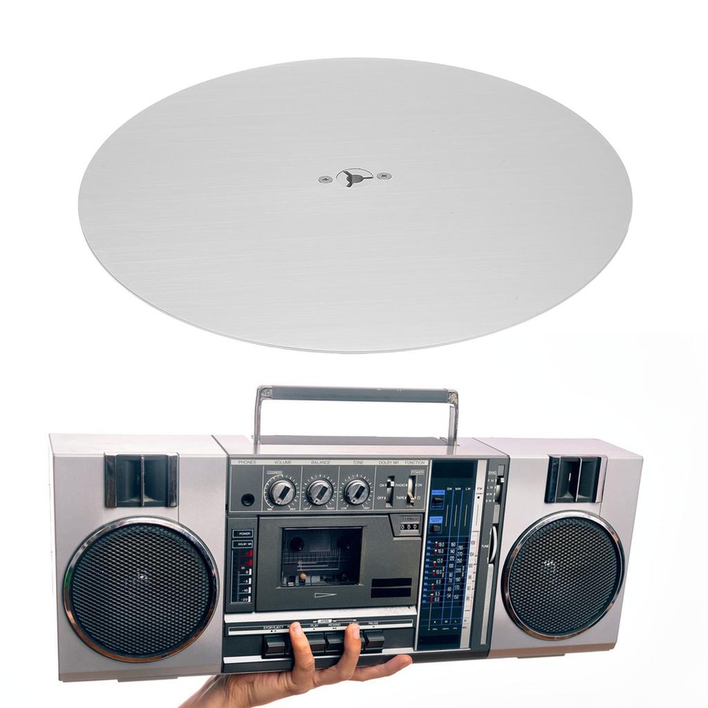 Recorder Tray Base Aluminum Alloy Silver Professional Reel To Reel Recorder Tray Base for 10 Inch 1/