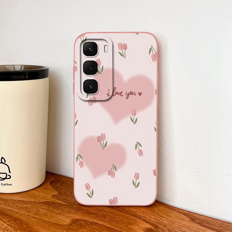

For Infinix Hot 60 Pro Plus 60i Phone Case Colourful Patterns Cover For Infinix Hot 60Pro+ Soft Liquid Silicone Anti Drop Bumper Hot 60i