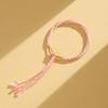 Dragon Boat Festival Tassel Pendant: Five-Color Pink Zongzi String with Gourd for Peace and Health