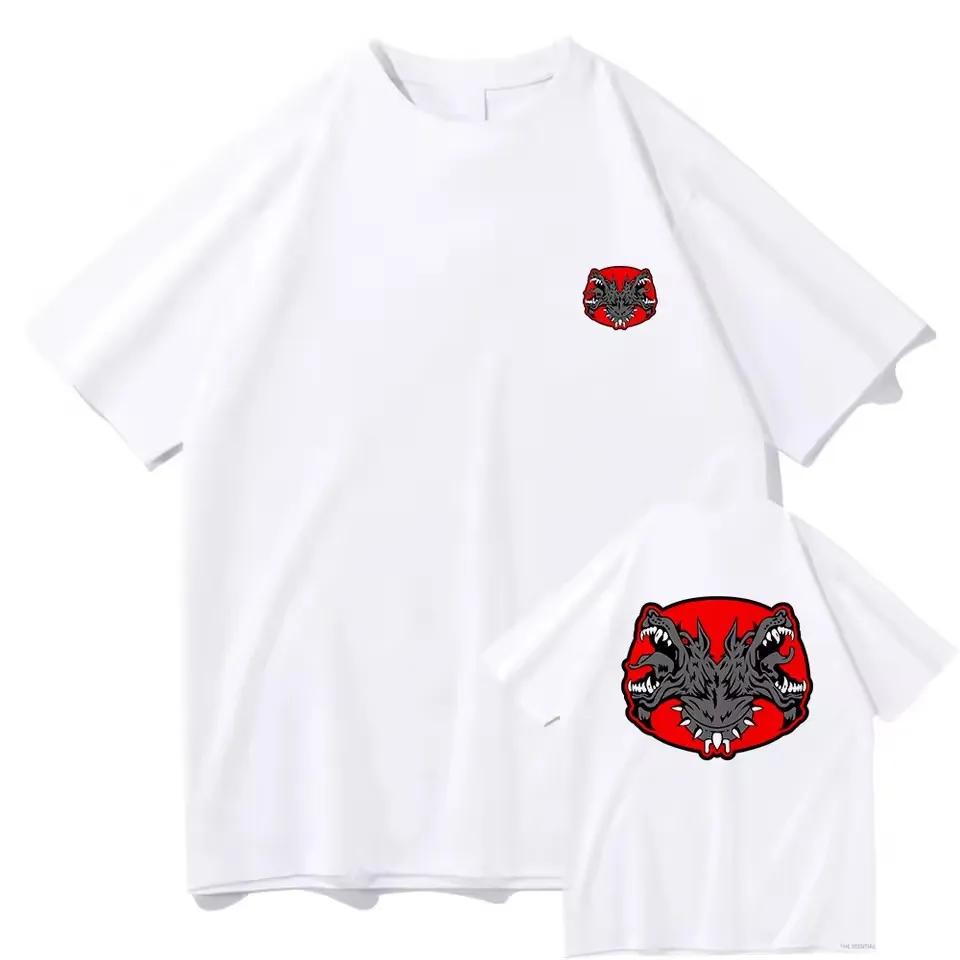 2024 Fahsion Arcane 2 Vi Jinx Koszulki Męskie Damskie Ubrania Anime Unisex Ubrania Krótki Rękaw Topy Graficzna Koszulka Vintage