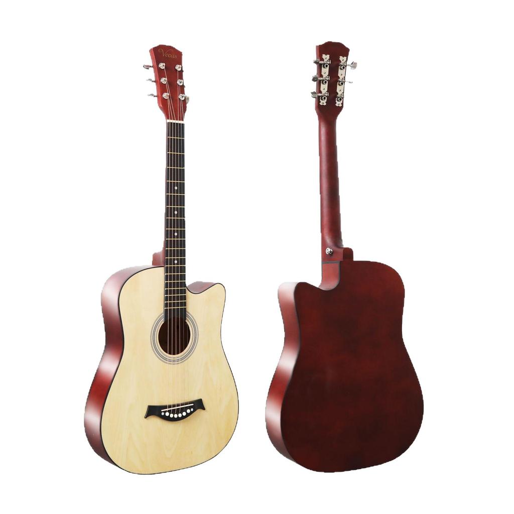 38-Inch Folk Guitar for Beginners - Popular Practice Guitar with Large Stock Available