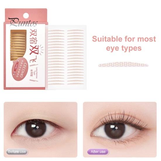 1 Box Natural Double Eyelid Tape Super Sticky Long-lasting Invisible Stickers for Realistic Eyelid Lifts Glue-free Eyelid Lifter Beauty Sticker