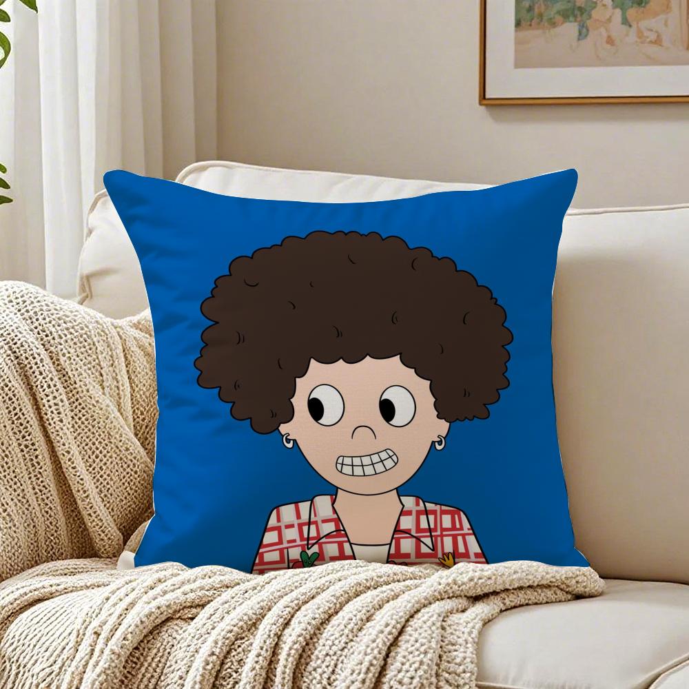 PPop ManS Cushion Cover Linen Pillowcase Soft  for Sofa Bed Home Room Decor