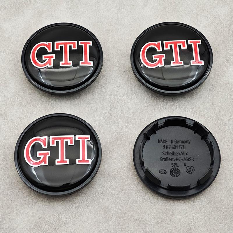 2026 New For VOLKSWAGEN VW 20pcs 65mm GTI Car Wheel Center Caps For Volkswagen R GTI Golf 6 Passat CC Magotan Touran Tiguan 3B76