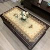 Tablecloth Rectangle Table Cloth European Embroidered Coffee Table Cover Table Western Tea flower Solid Color Fabric Lace Book for Home