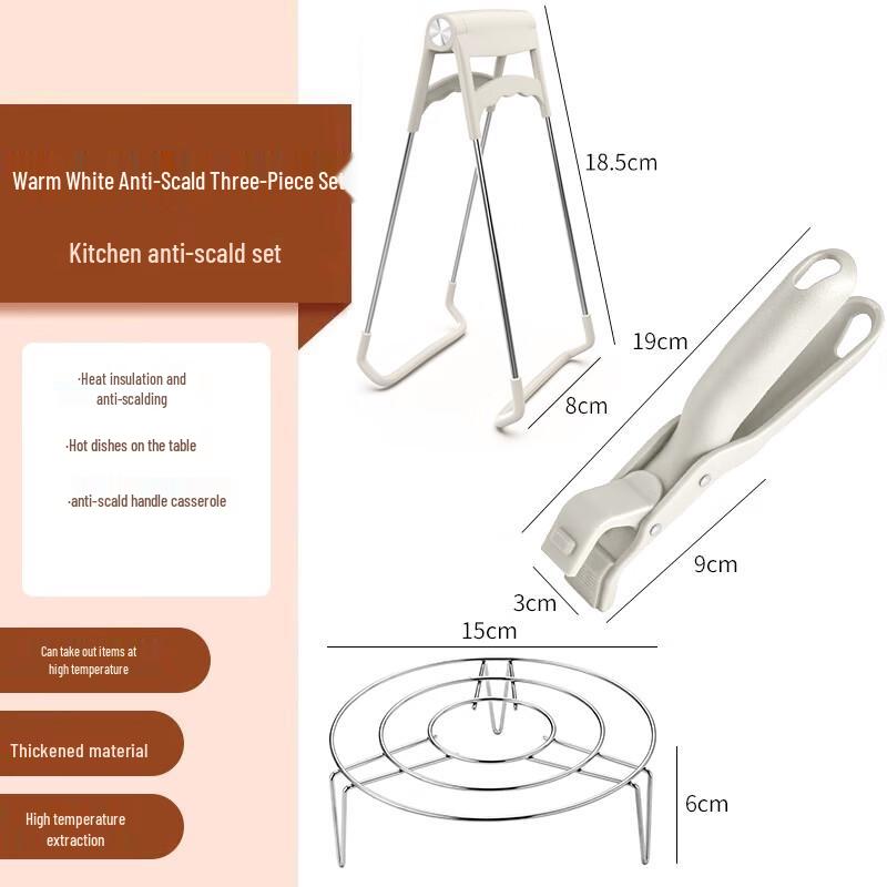 Upgraded 3-Piece Anti-Scald Kitchen Tool Set