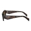 Prada Logo Acetate Rectangular Sunglasses Men sunglasses Havana-Brown SPR27ZSF19J09Z