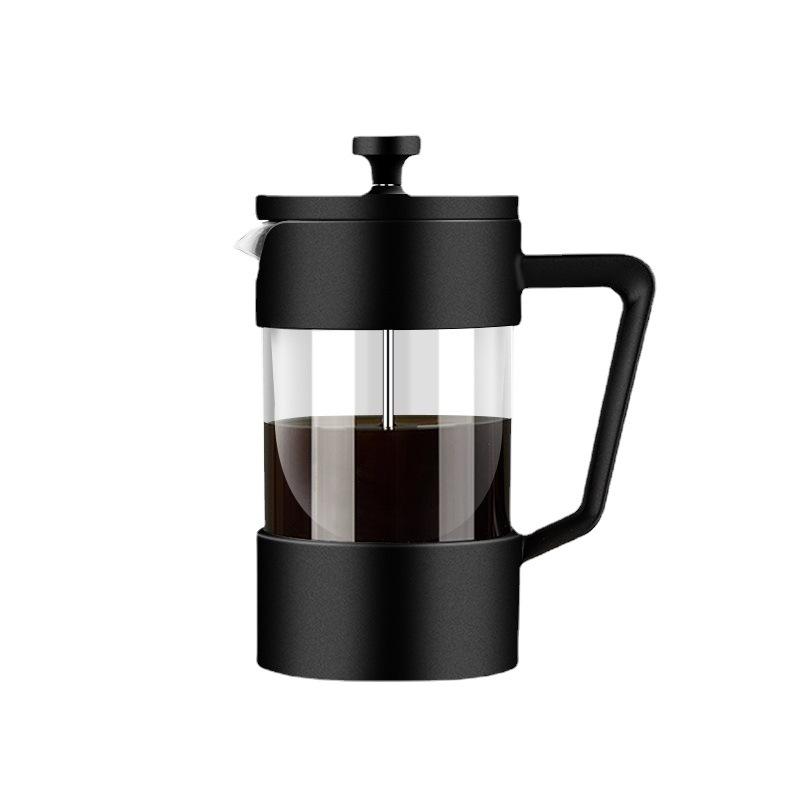 1Pc French Press Pot Thickened Borosilicate Glass Household French Press Pot Coffee Making Utensils Tea Brewer Coffee Hand Brewer