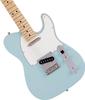 Fender Short Scale Guitar Made In Japan Junior Collection Maple Satin Daphne Blue with Soft Case Telecaster®, Fingerboard,