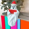 1 Set Halloween Ghost Statue Reading Book Christmas Hat Cartoon