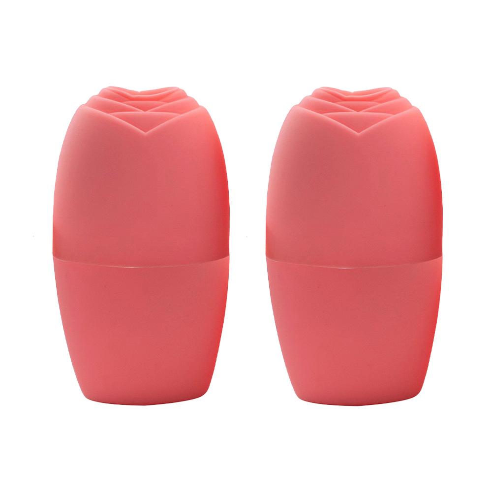 Women's Facial Beauty Rose Ice Pack Ice Tray Massage To Remove Puffiness Ice Mold Roller Massager Silicone Face Pack