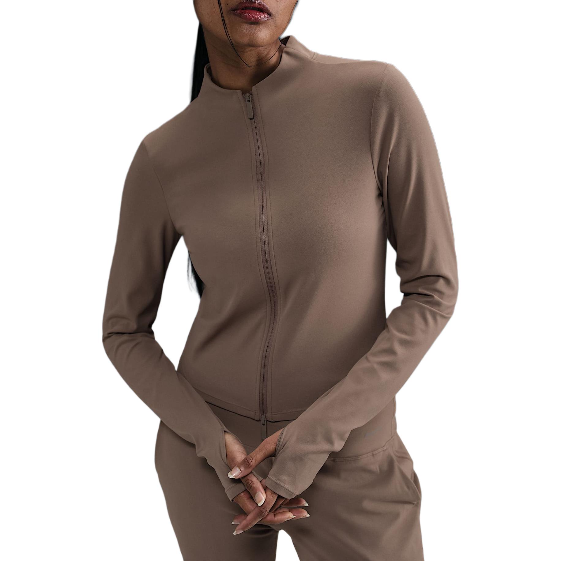 Nike Zenvy Women s Dri FIT Full Zip Long Sleeve Top FV7423-233 M (8–10)