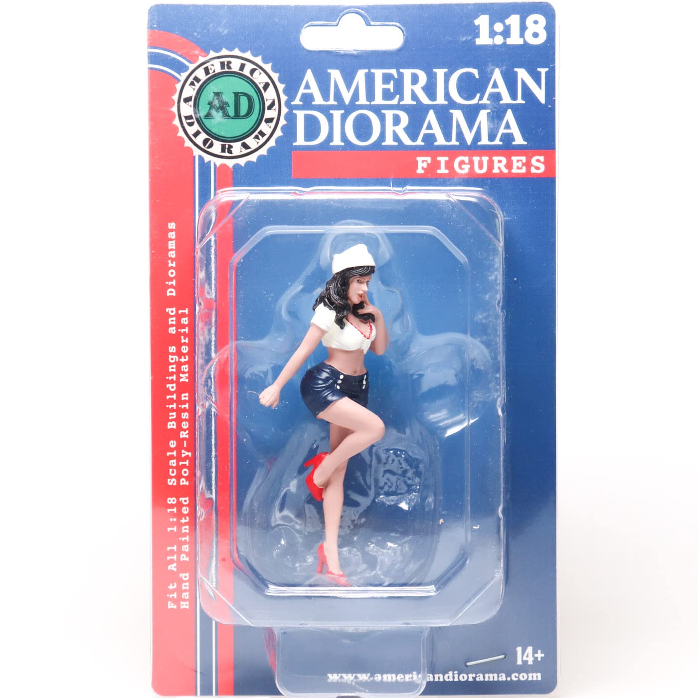 

American Diorama Девушка Сандра American Diorama Фигурка Девушка Сандра Миниатюра 1/18 Пин-ап Пин-ап [Б/у]