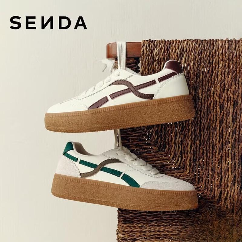 Senda Women s German Trainer Casual Sneakers XZR01AM6 36