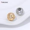 14K Gold Plated Brass 10mm Football Shape Spacer Beads Jewelry Making,Separator For Beads,DIY Jewelry Making Accessories