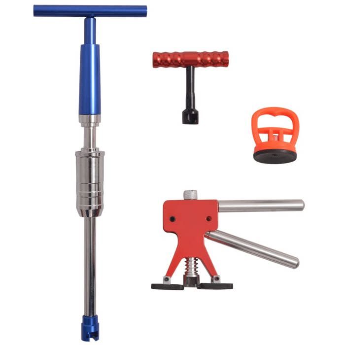 VidaXL Kit de Débosselage sans Peinture 80 pcs Inox Outils de Garage Atelier 210402