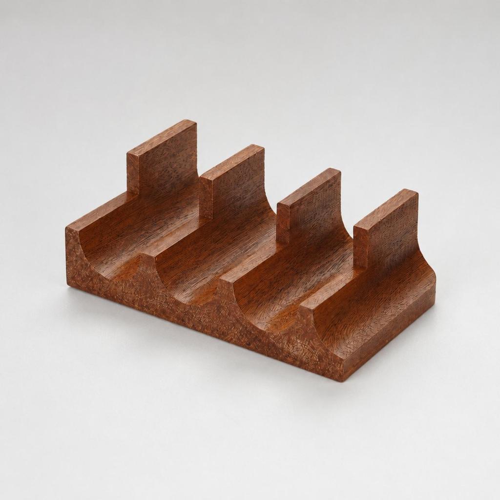 U-Shaped Sushi Serving Rack Sleek for Home Entertaining