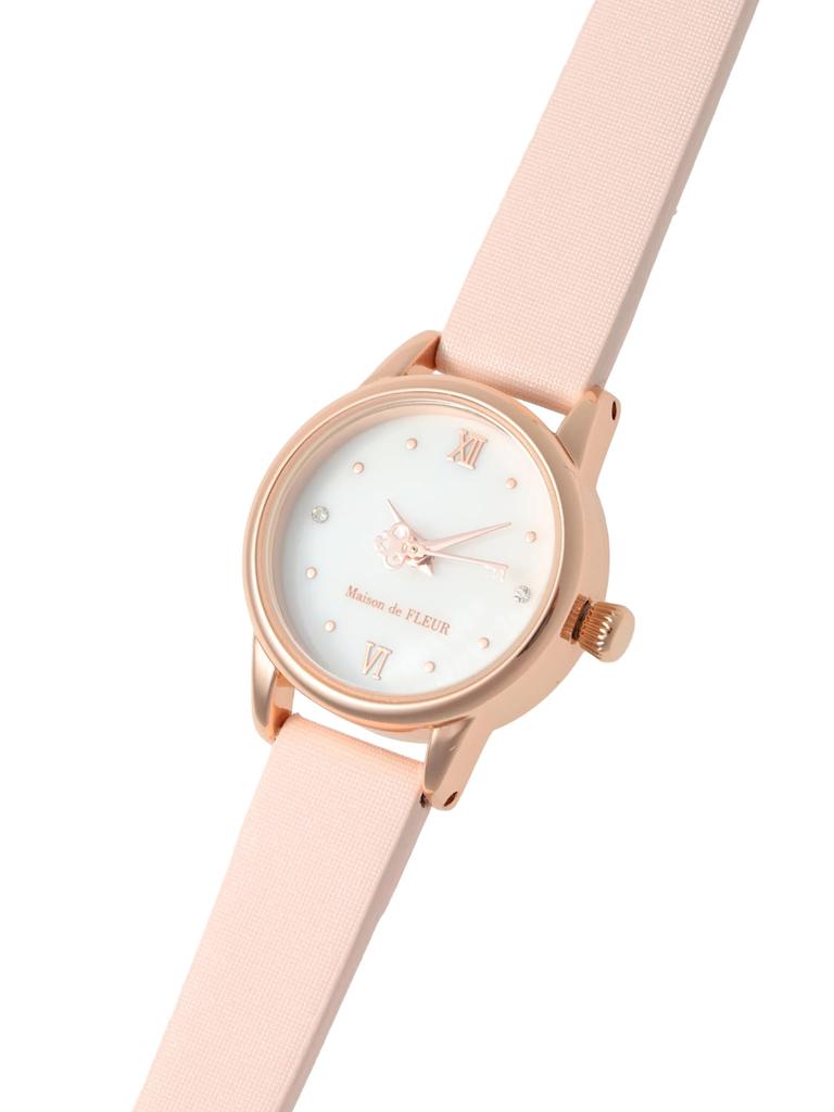 Maison de Fleur Belt Black Women's Watch,