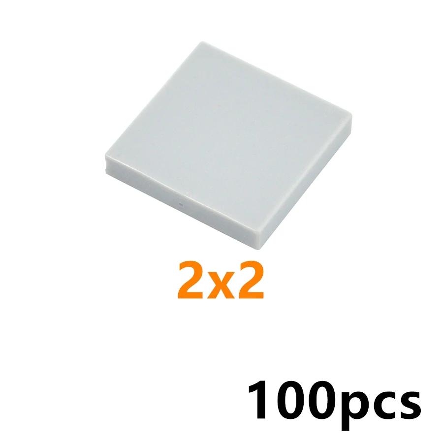100PCS MOC Bricks 22385 2x3 Shield Light Panel LED 22385 2x3 Tile Building Blocks DIY Construction Toys Compatible With 3068