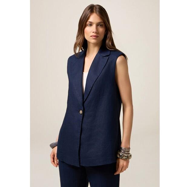 Куртка Oltre outdoor L023R000028N034 Синий Baggy Fit EU 42