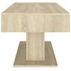 Coffee Table Sonoma Oak 96x50x45 cm Wood Based Material