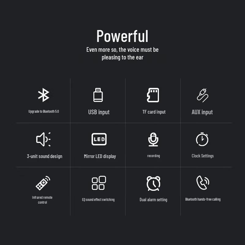 aigo T115 Deluxe Portable Bluetooth Speaker CN plug (adapter included)