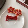 Red Spring Hair Pin Lucky Bag Duckbill Hair Clip Chinese Style Kids' Bangs Clip  Lunar New Year