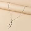 1PCS Punk Long Snake Pendant Necklace Silver Color Unquie Men Women Neck Jewelry Statement Pouplar Choker Necklace Wholesale