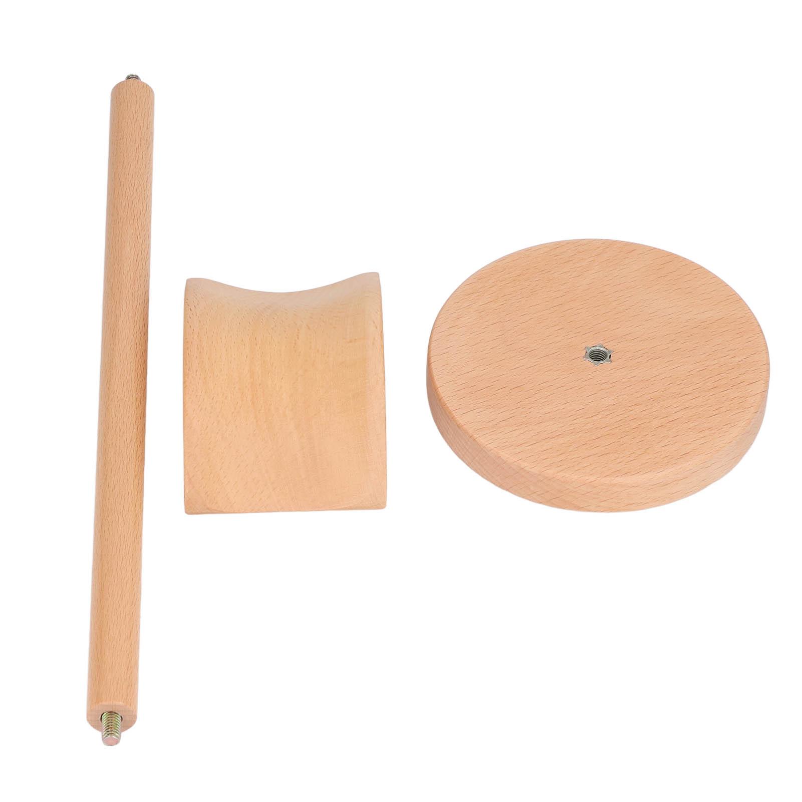 Headphone Holder Desktop Wood Headphone Display Stand Detachable Beech Headset Stand