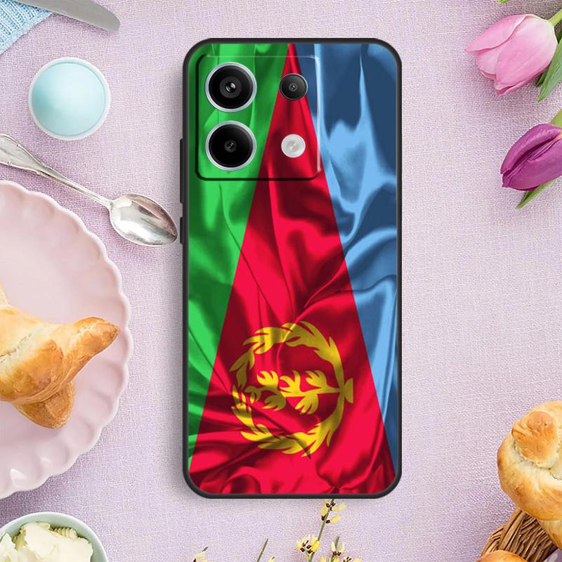 Eritrea Flag Case For Xiaomi Redmi Note 15 Pro Plus 10 11 12 13 14 Pro Cover For Redmi 14C 15C 12C 10C 13C