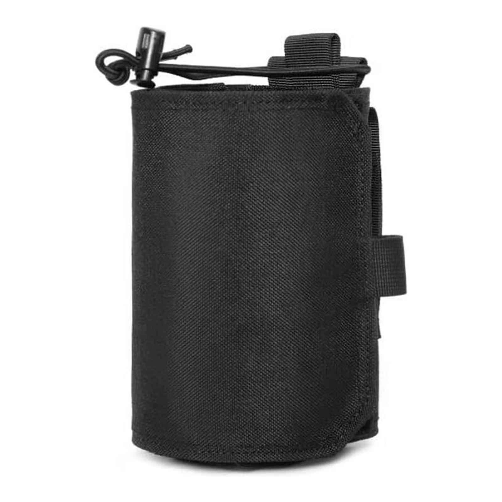 

Adjustable MOLLE Water Bottle Holster – EDC Waist Pack for Camping, Hiking, Hunting, and Travel, Outdoor Kettle and Canteen Bag One Size