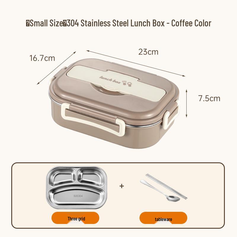 

Ізольований ланч-бокс бенто з нержавіючої сталі 304 з вбудованою суповою мискою та п ятьма відділеннями