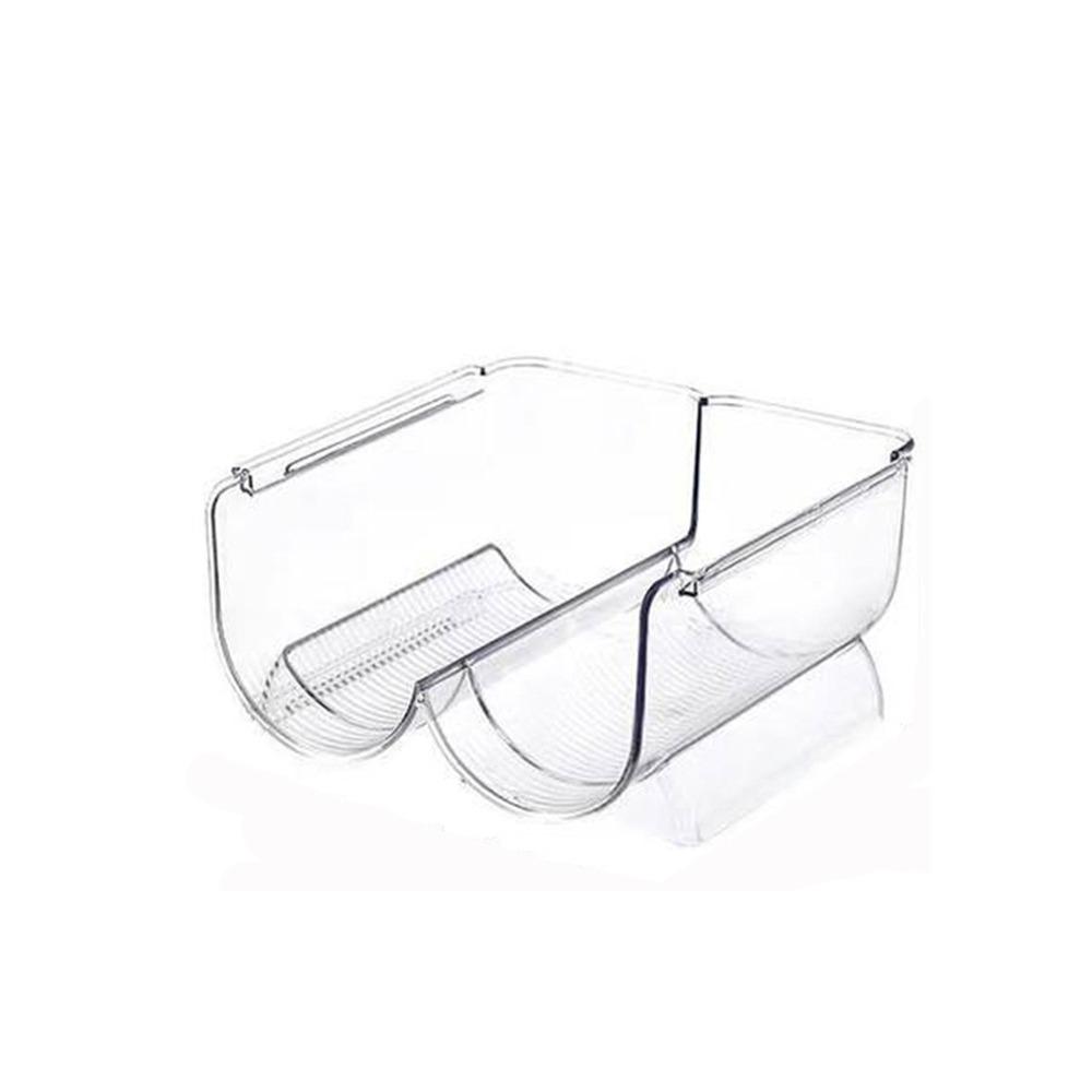Plastic Cup Holder Anti-Fall Wine Display Rack Water Bottle Storage Rack Refrigerator