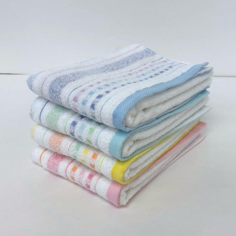 Hayashi Hand Towel Approx. 34 x 35 cm Senshu Nile Border Blue WN207601