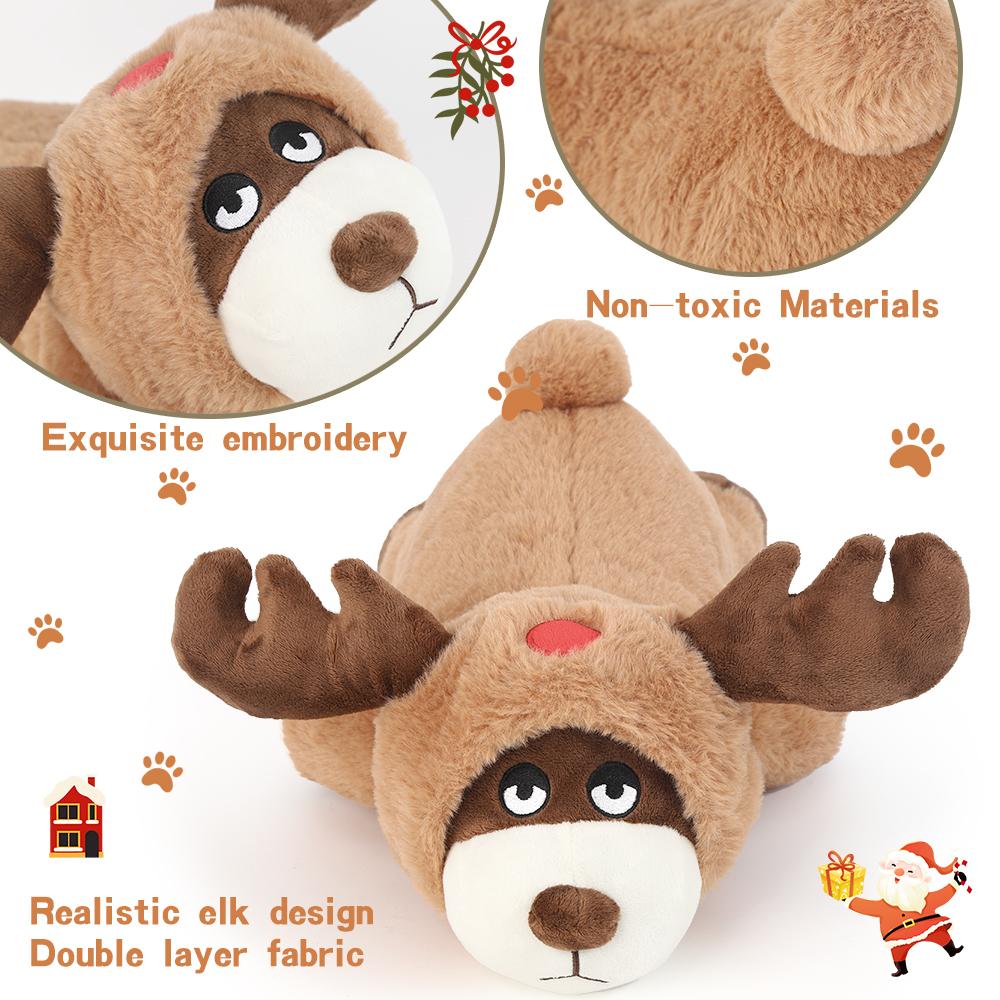 Calming Aid, Comfort Toy for Behavioral Training, Dog Cat Plush Toy with Heartbeat-Batteries not included