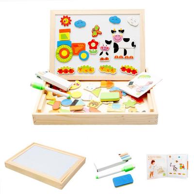 Magnetisches Puzzle-Zeichenbrett: Eltern-Kind-Lernspielzeug für Kinder