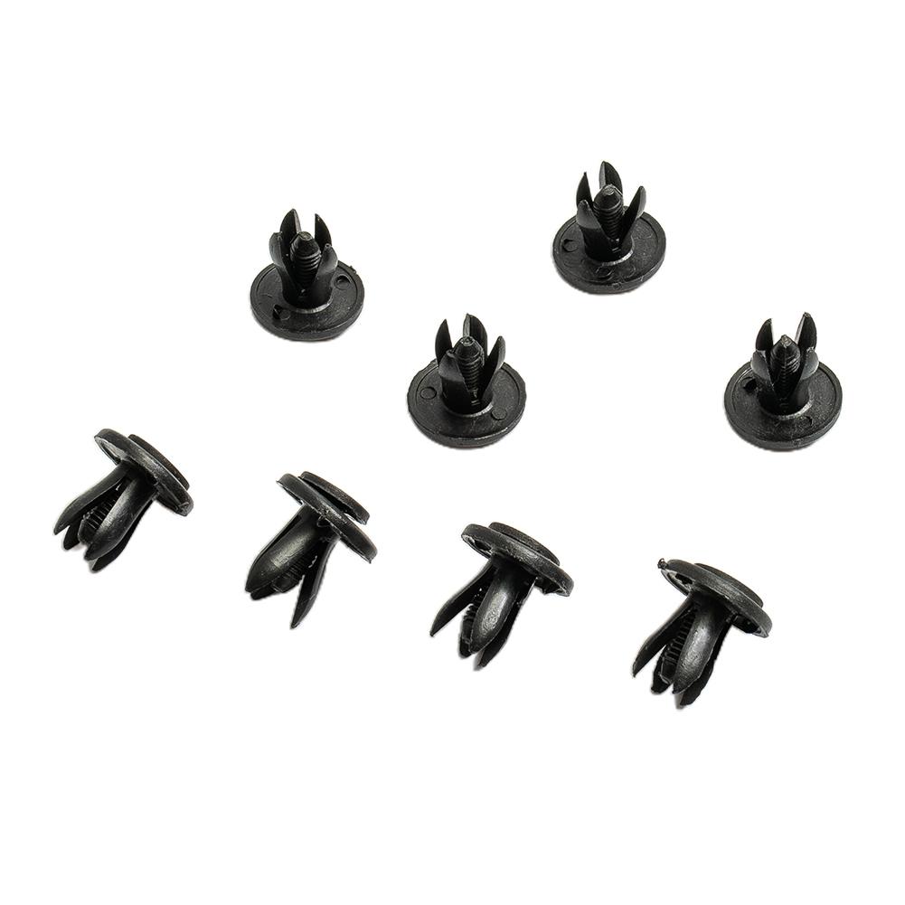 Push Pin Clips Accessories Car Exterior Mouldings 6mm Hole Dia Fastener