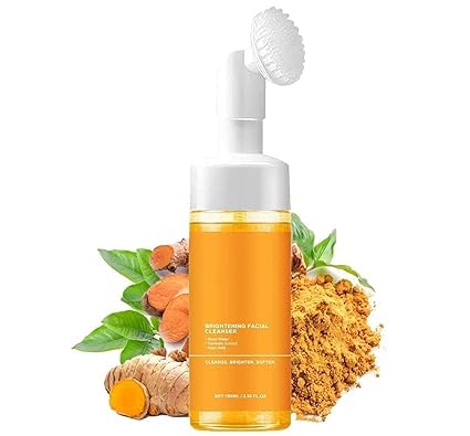 Turmeeric Face Wash,Turmeric Facial Cleanser,Urmeric Facial Cleansers, Foaming Face Wash, Turmeric Foaming Cleansers for All Skin