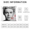 Singer Pillow Case Sofa Living Room Bedroom Double-Sided Printing N-Niall Horan Square Cushion Nap Time Pillow Case