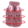 Winter Hot Water Bottle Reusable Hand Warmer Stress Pain Relief Detachable Plush Soft Cozy Cover Cute Fleeced Hand Warmer