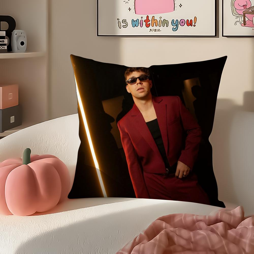 Hot Buenas VSinger QQuevedo Buenas Cushion Cover Pillowcase Short Plush Invisible zipper Room Sofa Cushion Cover
