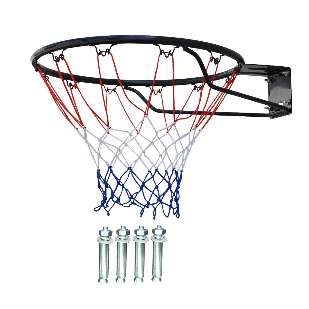 45cm Basketball Hoop for Wall Mounting with Net Sports Activities