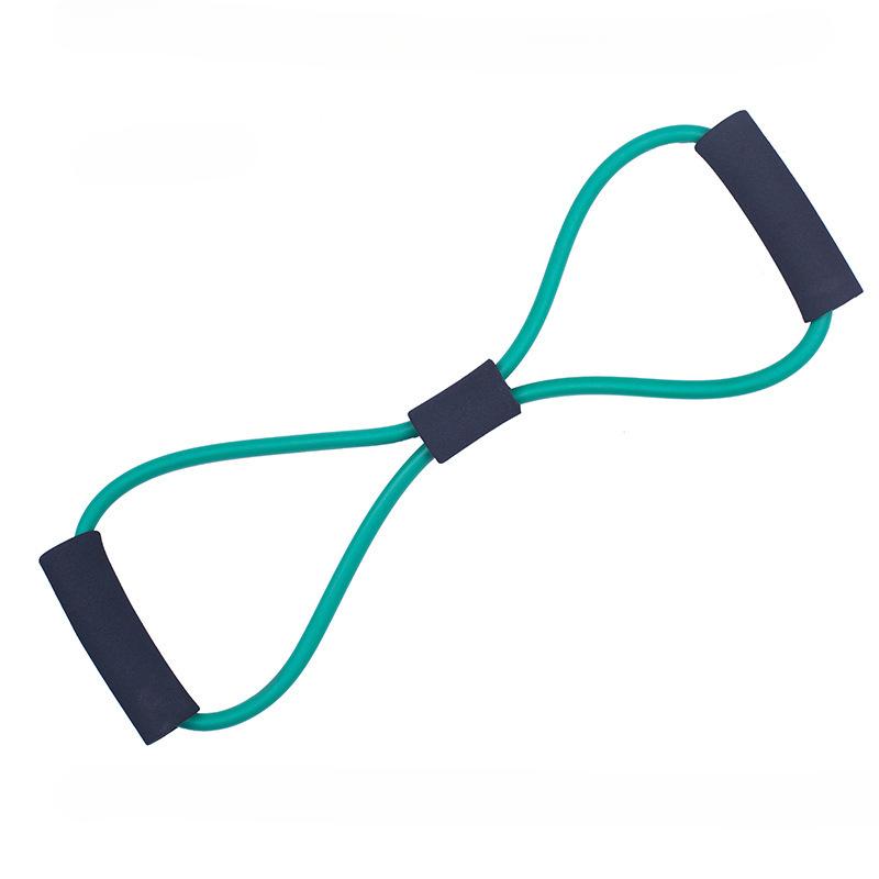8 Shape Resistance Rope Chest Expanding  Bands Yoga Rubber Resistance Bands Elastic Bands