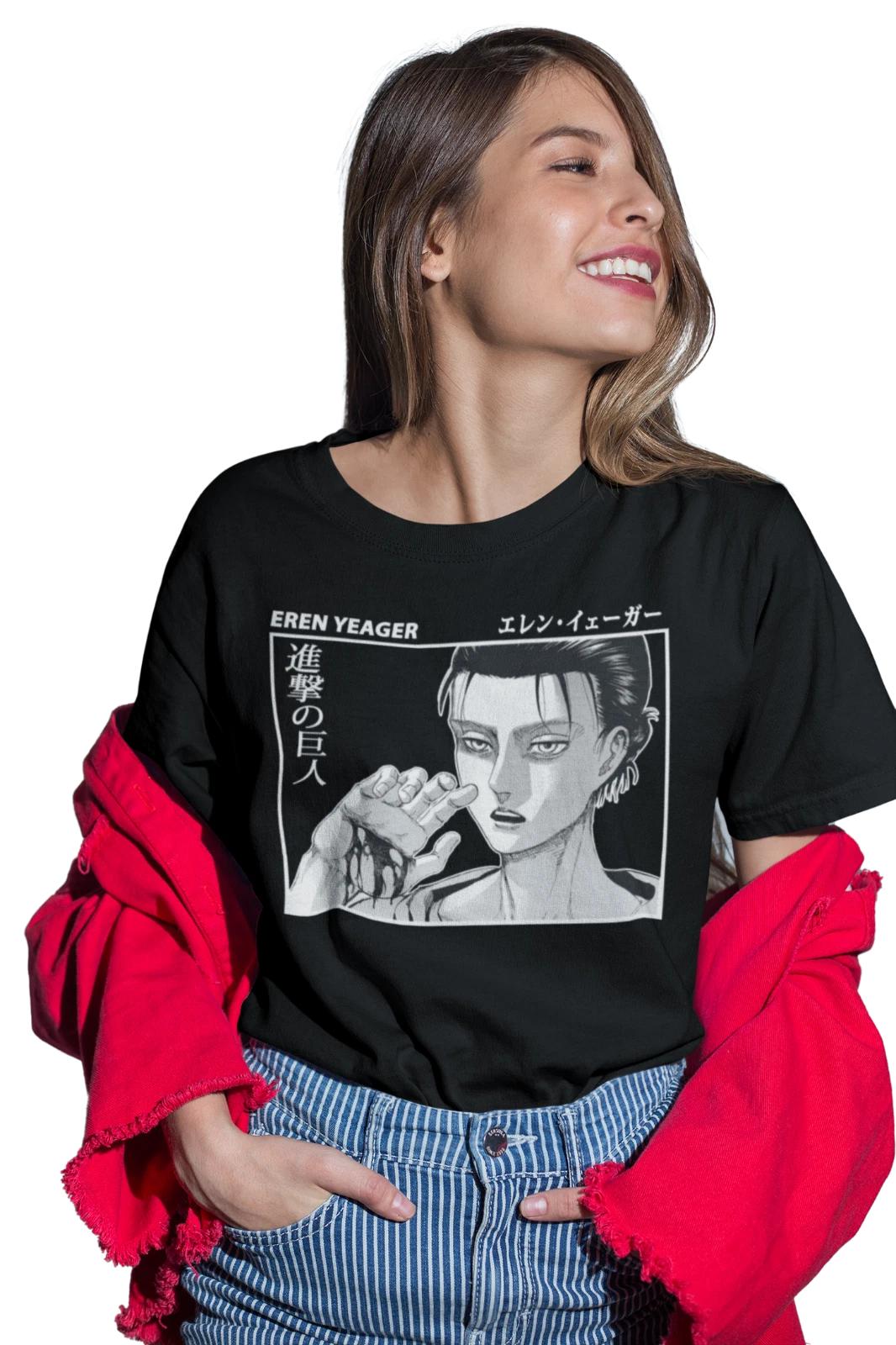 Eren Yeager,Attack on Titan Shirt-attack on titan ,anime shirt Size S to 3XL 2XL